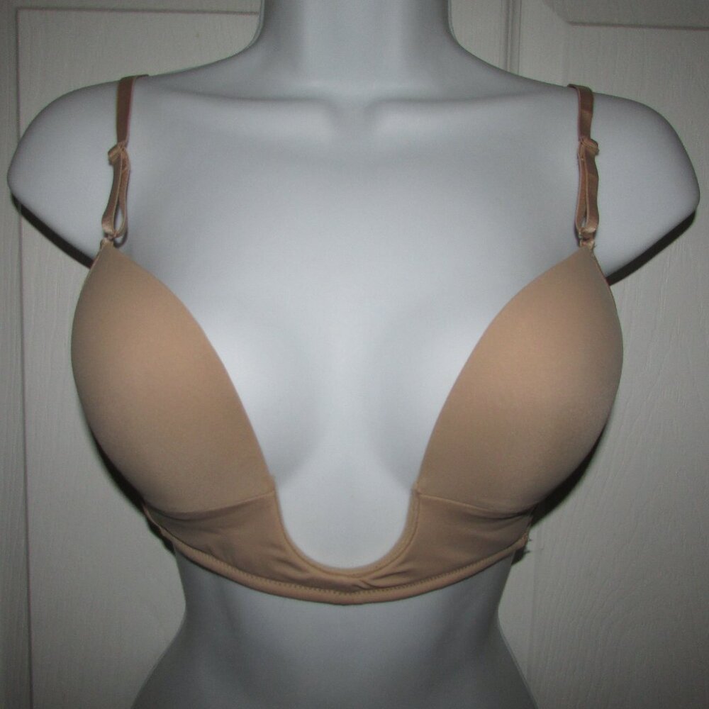 V-Bra Cleavage Bra - Beige